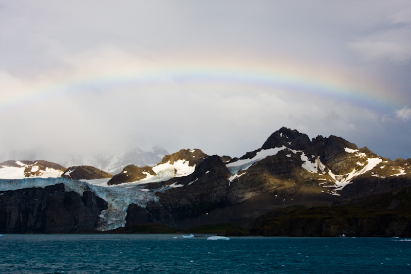 Rainbow Over South Georgia Island